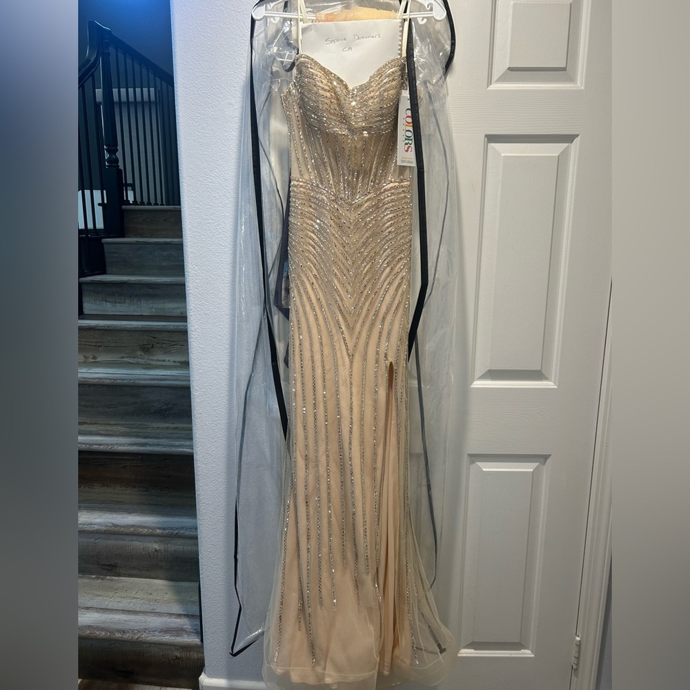 Stunning Beaded Evening Gown